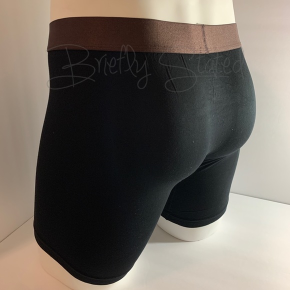 David Archy Bamboo Boxer Briefs - Black (M) - Picture 4 of 6